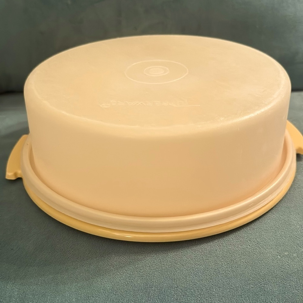 Vintage Tupperware 10" Pie Saver /  Single Layer Cake Holder / Keeper